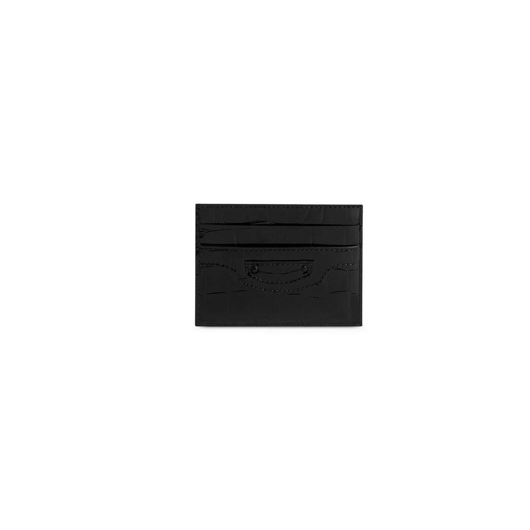 Women\'s Balenciaga Neo Classic Cardholders Black | 7024QXKPJ