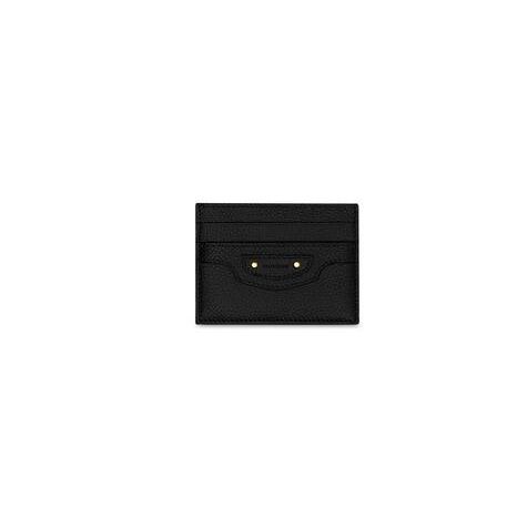 Women's Balenciaga Neo Classic Cardholders Black | 7952YCMZB