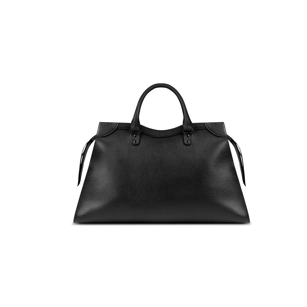 Women's Balenciaga Neo Classic Large Handbag Black | 2463AZCIU