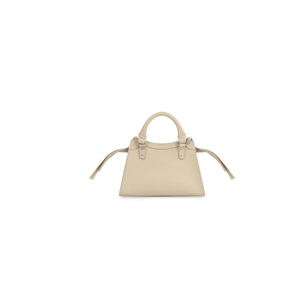 Women's Balenciaga Neo Classic Mini Bag Cream | 5690LATIK