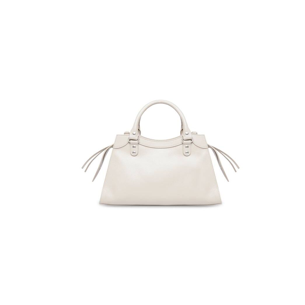 Women's Balenciaga Neo Classic Small Handbag Beige | 2084GRLFN