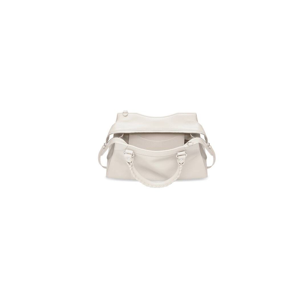 Women's Balenciaga Neo Classic Small Handbag Beige | 2084GRLFN