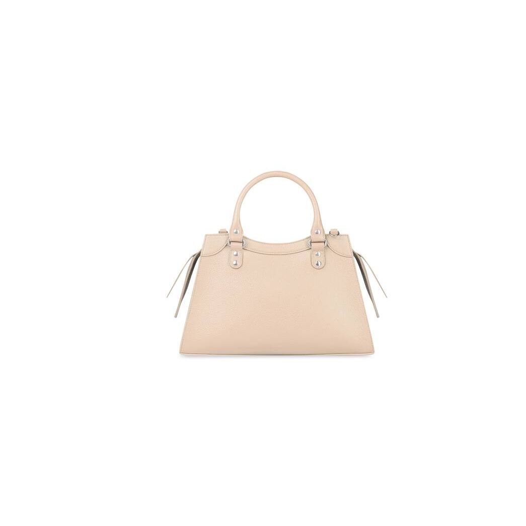 Women's Balenciaga Neo Classic Small Handbag Cream | 8062UZXLY