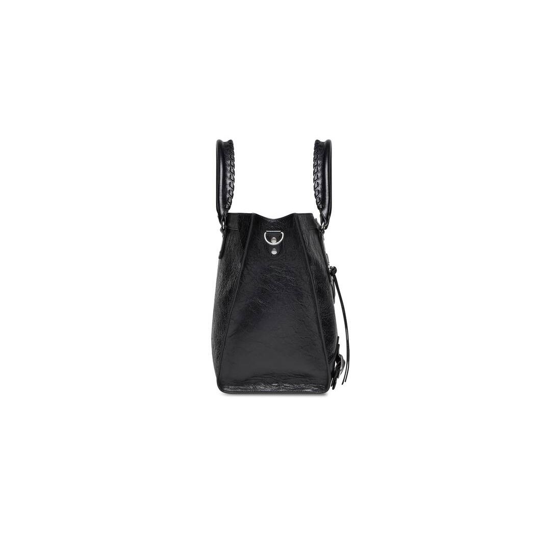 Women's Balenciaga Neo Classic Upside Down Large East-west Tote Bags Black | 3465SDZEI