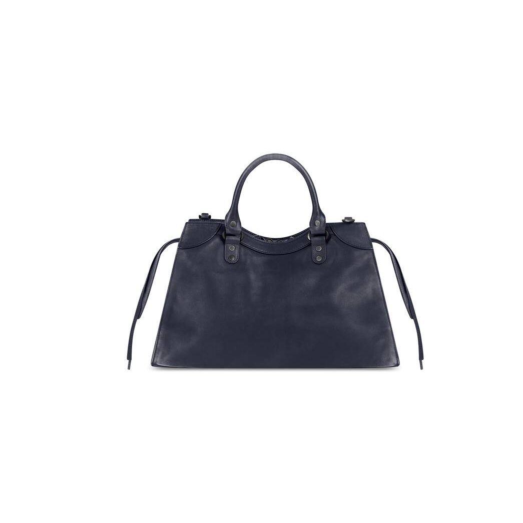 Women's Balenciaga Neo Classic Used Handbag Indigo | 6850ILAUT