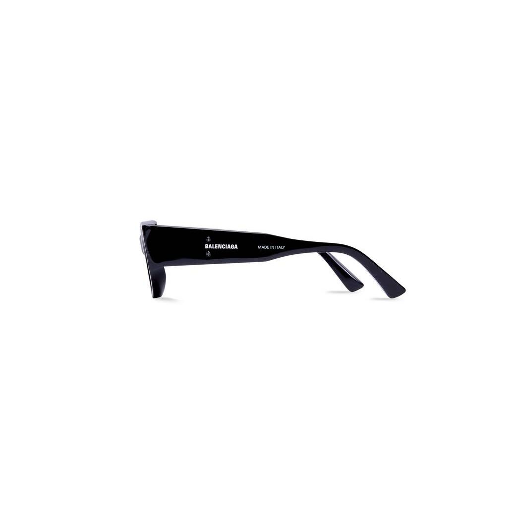 Women's Balenciaga Odeon Cat Sunglasses Black | 8607UMJCW