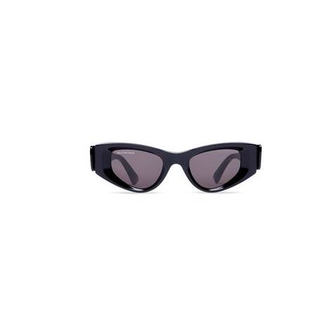 Women's Balenciaga Odeon Cat Sunglasses Black | 8607UMJCW