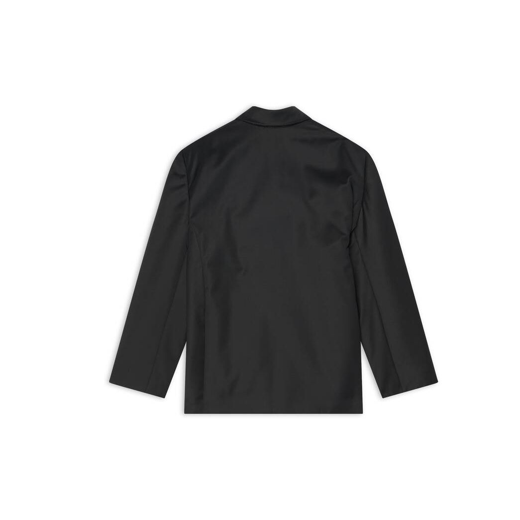 Women's Balenciaga Padded Back To Front Jackets Black | 0132OKWXA