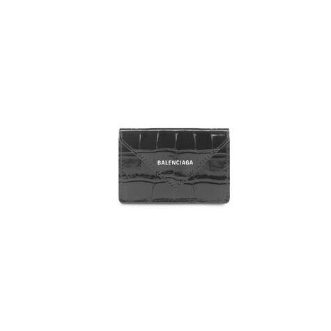 Women's Balenciaga Papier Mini Wallets Black | 9536GWASX