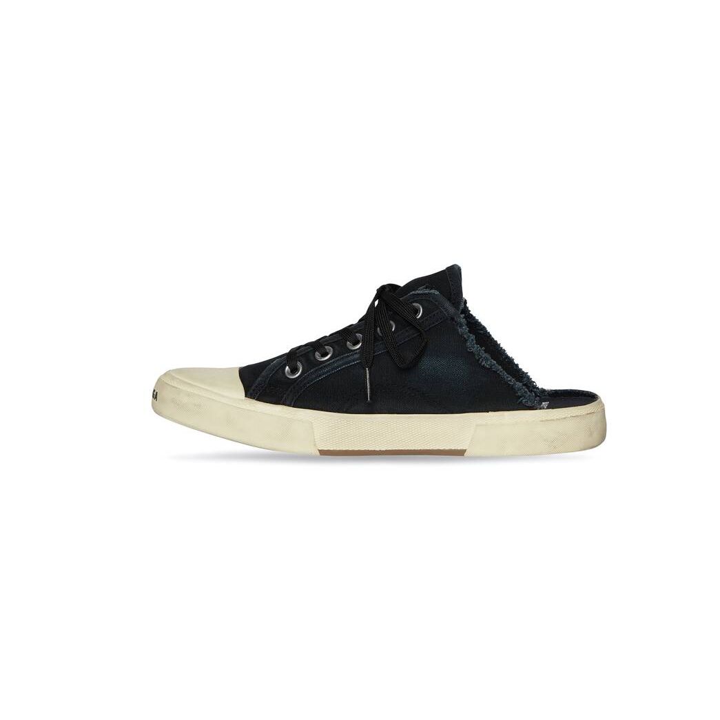 Women's Balenciaga Paris Mule Sneakers Black | 2305RVTSZ