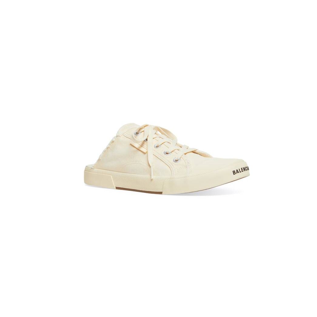 Women's Balenciaga Paris Mule Sneakers White | 4132AGVBP