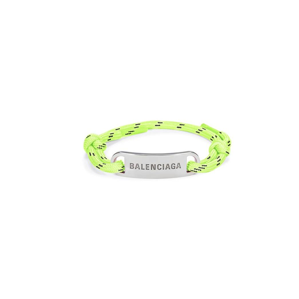 Women's Balenciaga Plate Bracelet Jewelry Yellow | 6370TOLAD