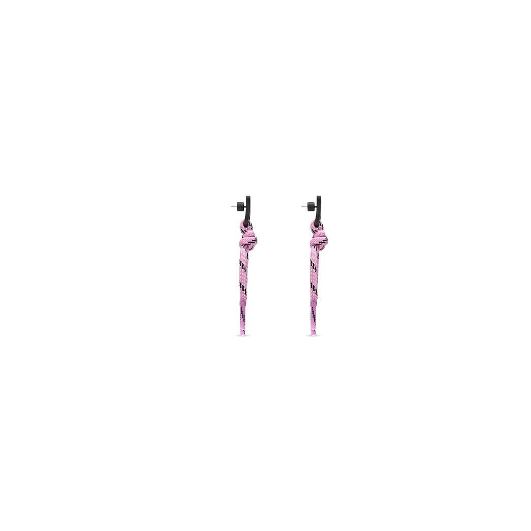 Women's Balenciaga Plate Earrings Jewelry Pink | 8430DAGKI