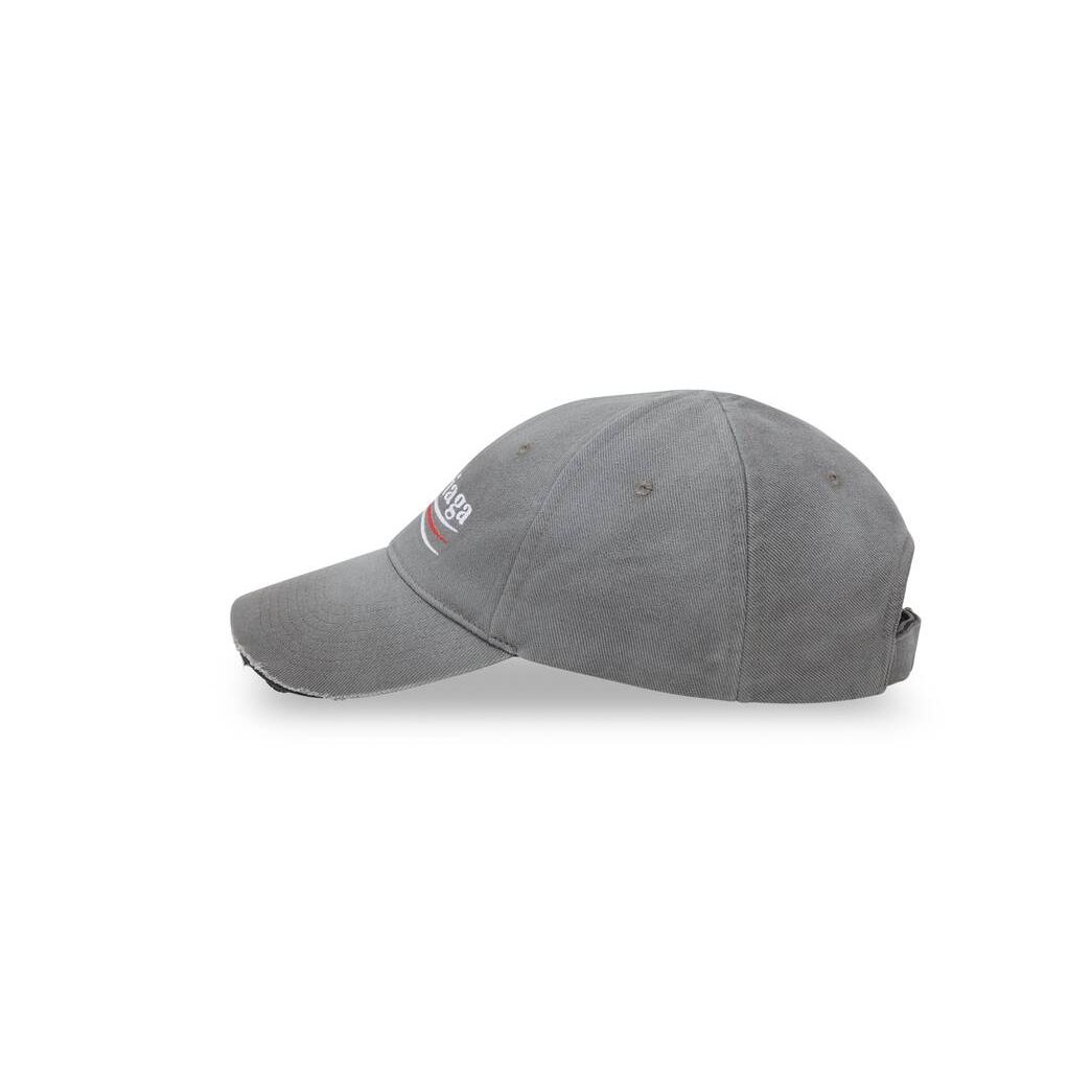 Women's Balenciaga Political Campaign Caps Grey | 3798LYHWI