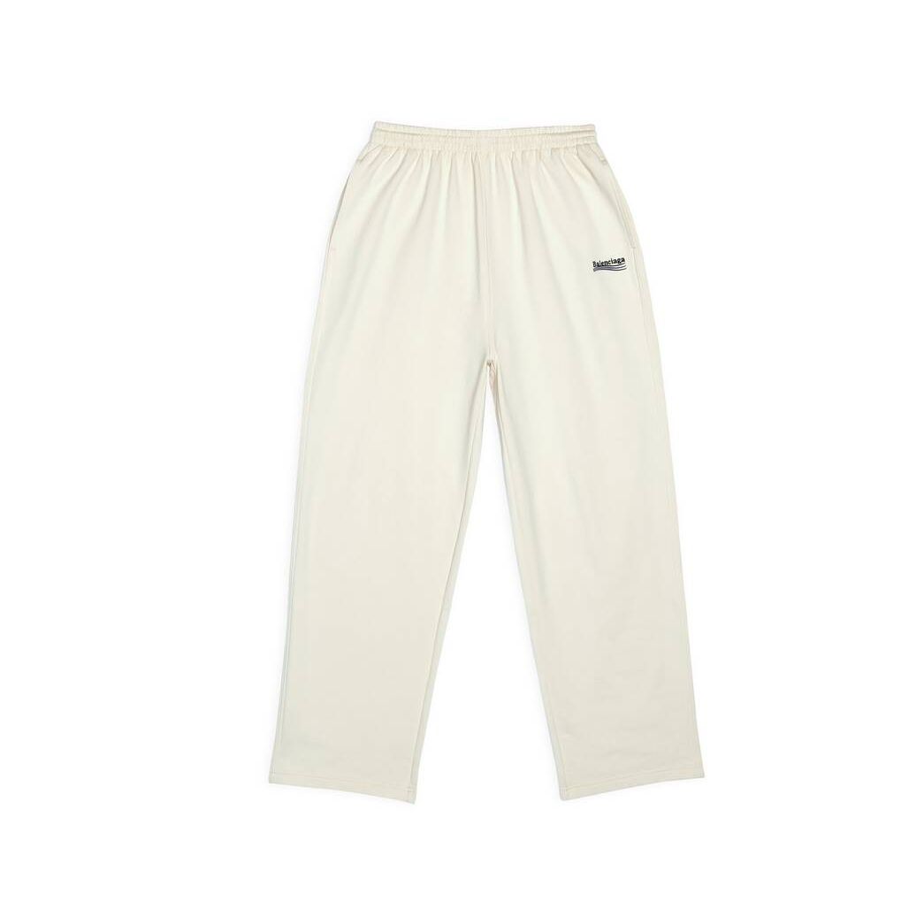 Women's Balenciaga Political Campaign Jogging Pants Blue | 2057EBUNO