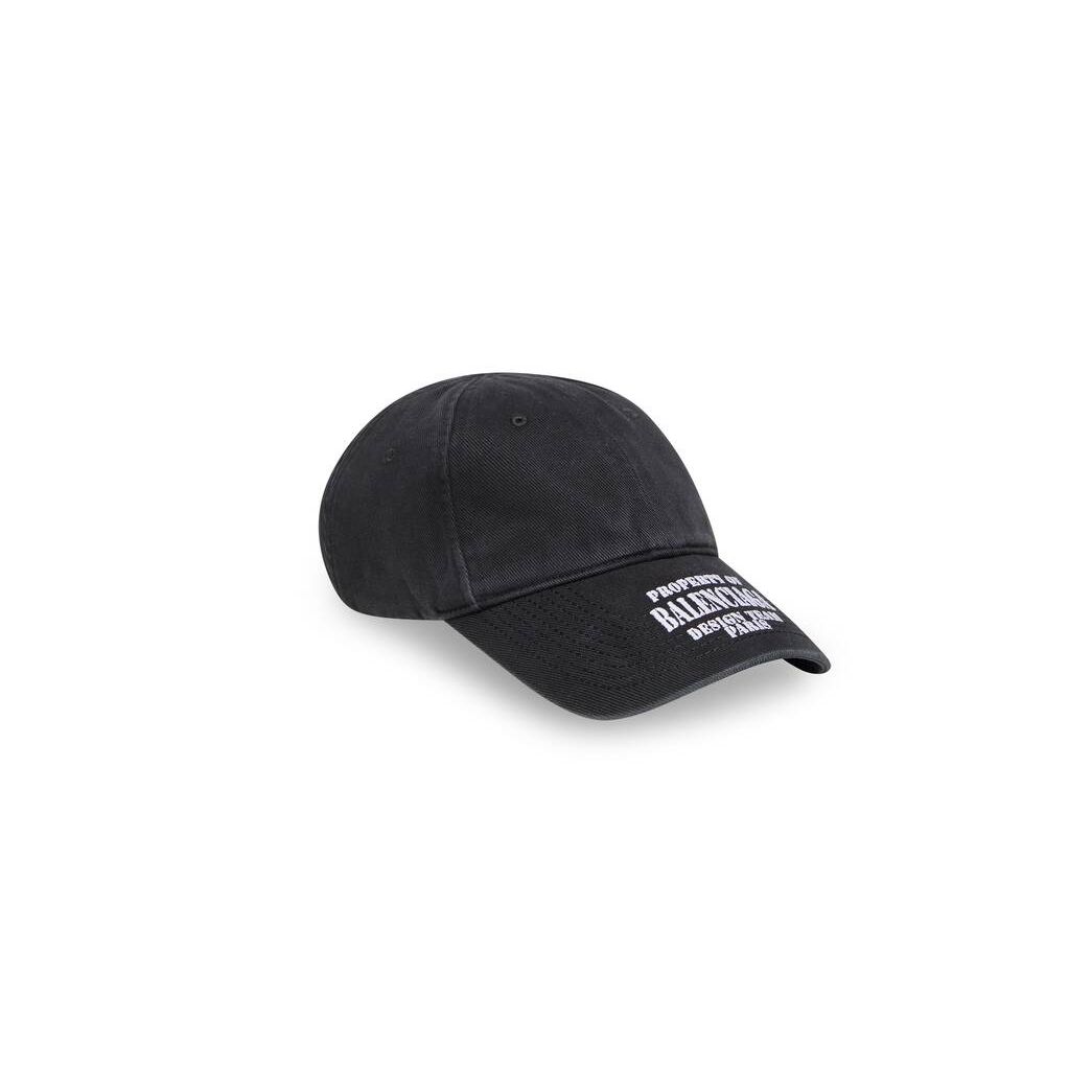 Women's Balenciaga Property Caps Black | 3724HFBYR