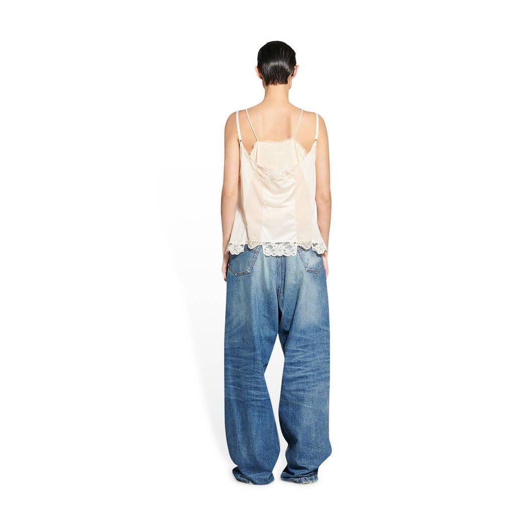 Women's Balenciaga Pull-up Pants Blue | 8965YVANZ