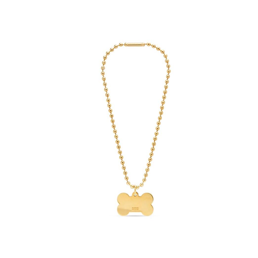 Women's Balenciaga Puppy Necklace Jewelry Gold | 1598YWTHV