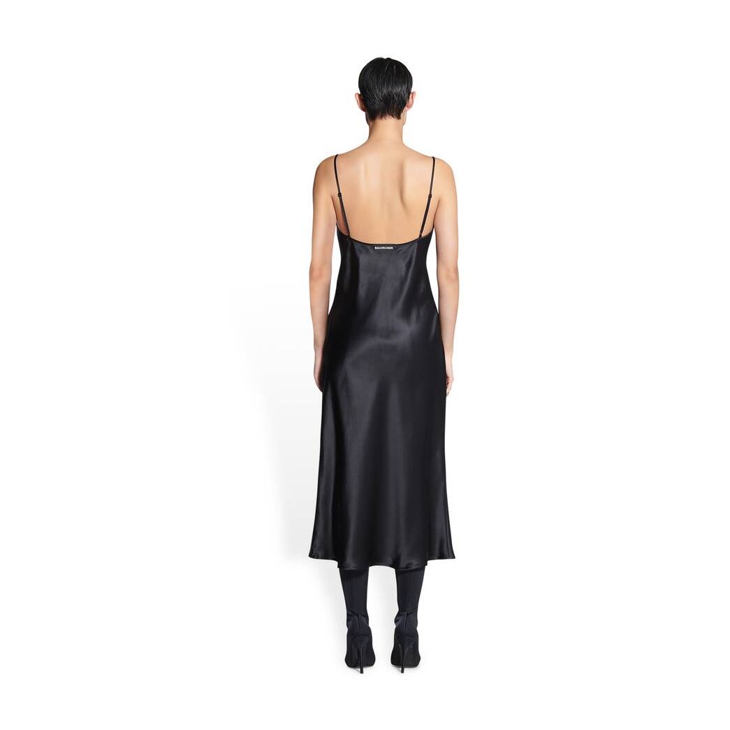 Women's Balenciaga Pyjama Dress Skirts Black | 4362HYNWI