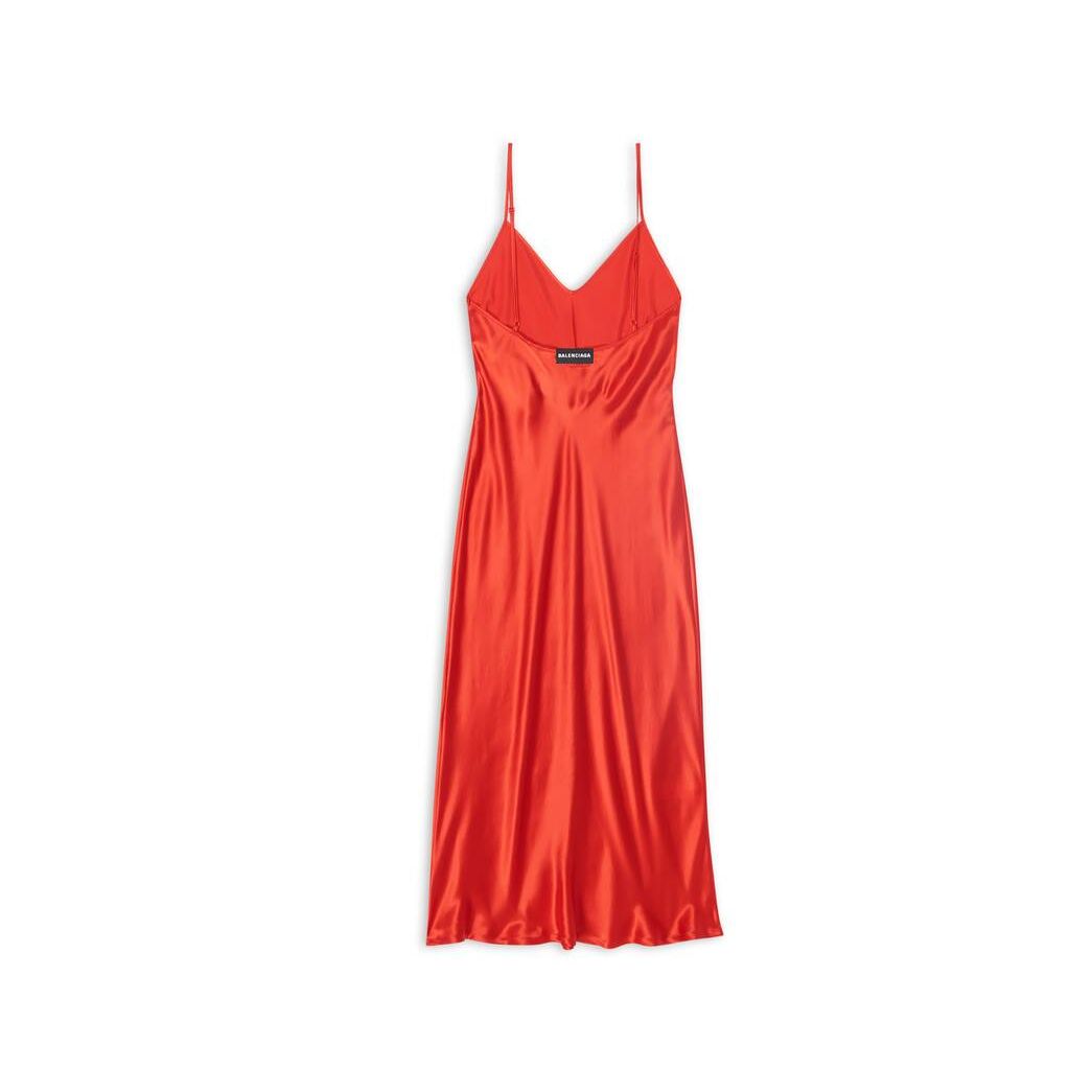 Women's Balenciaga Pyjama Dress Skirts Red | 3215UGDRP