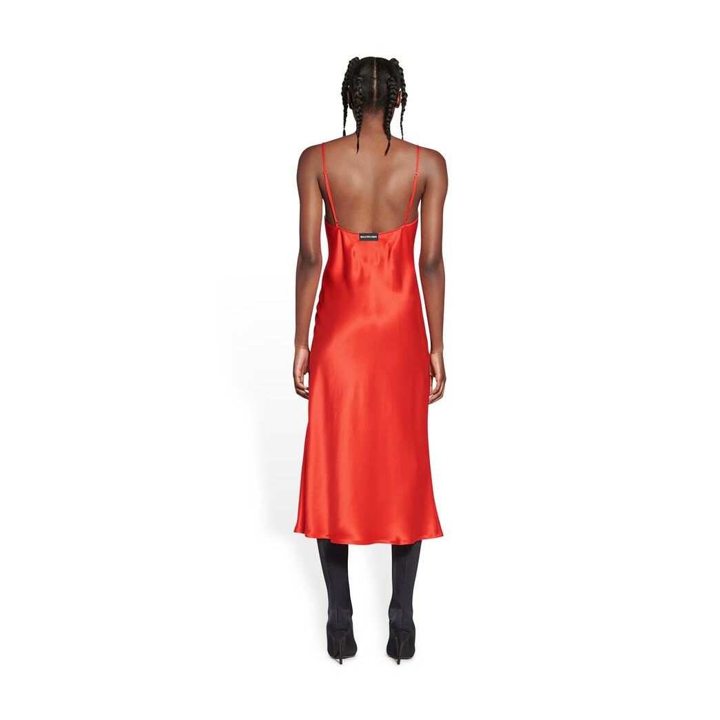 Women's Balenciaga Pyjama Dress Skirts Red | 3215UGDRP