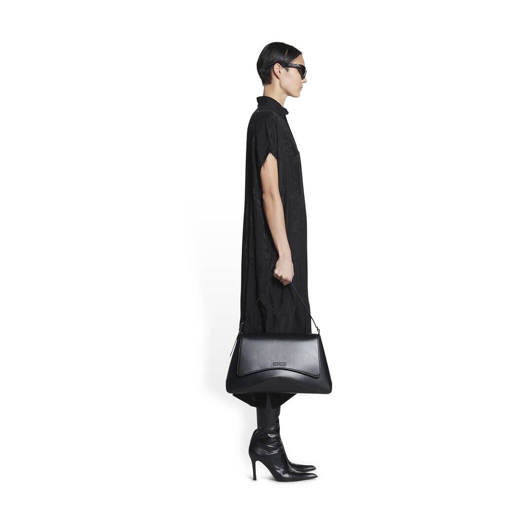 Women's Balenciaga Rawcut Dress Skirts Black | 0583EGQOA