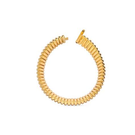 Women's Balenciaga Rib Choker Jewelry Gold | 8975PZLSV