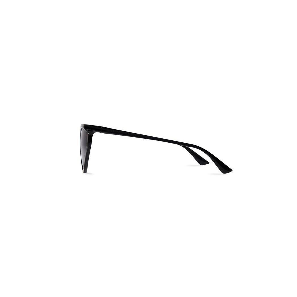 Women's Balenciaga Rim Cat Sunglasses Black | 8541SUDBY