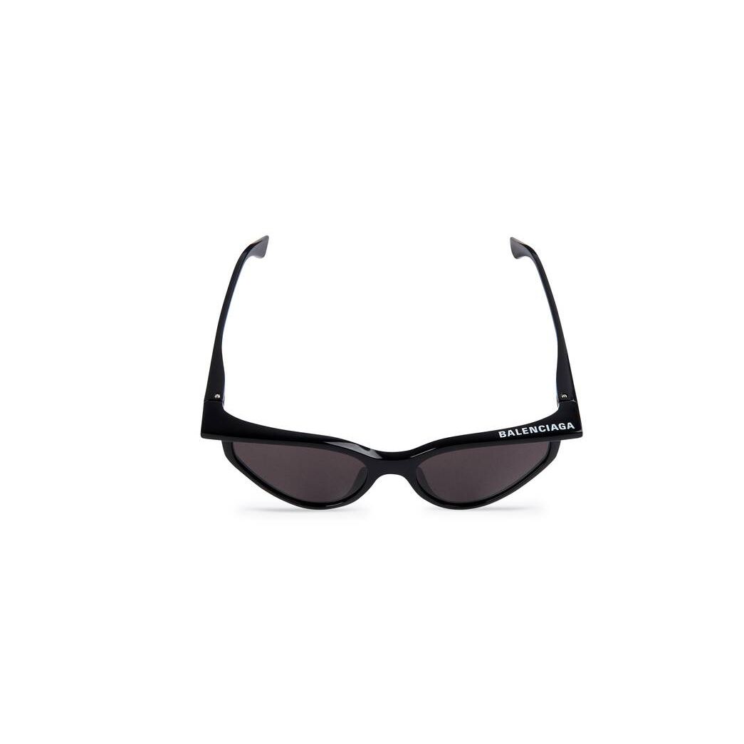 Women's Balenciaga Rim Cat Sunglasses Black | 8541SUDBY