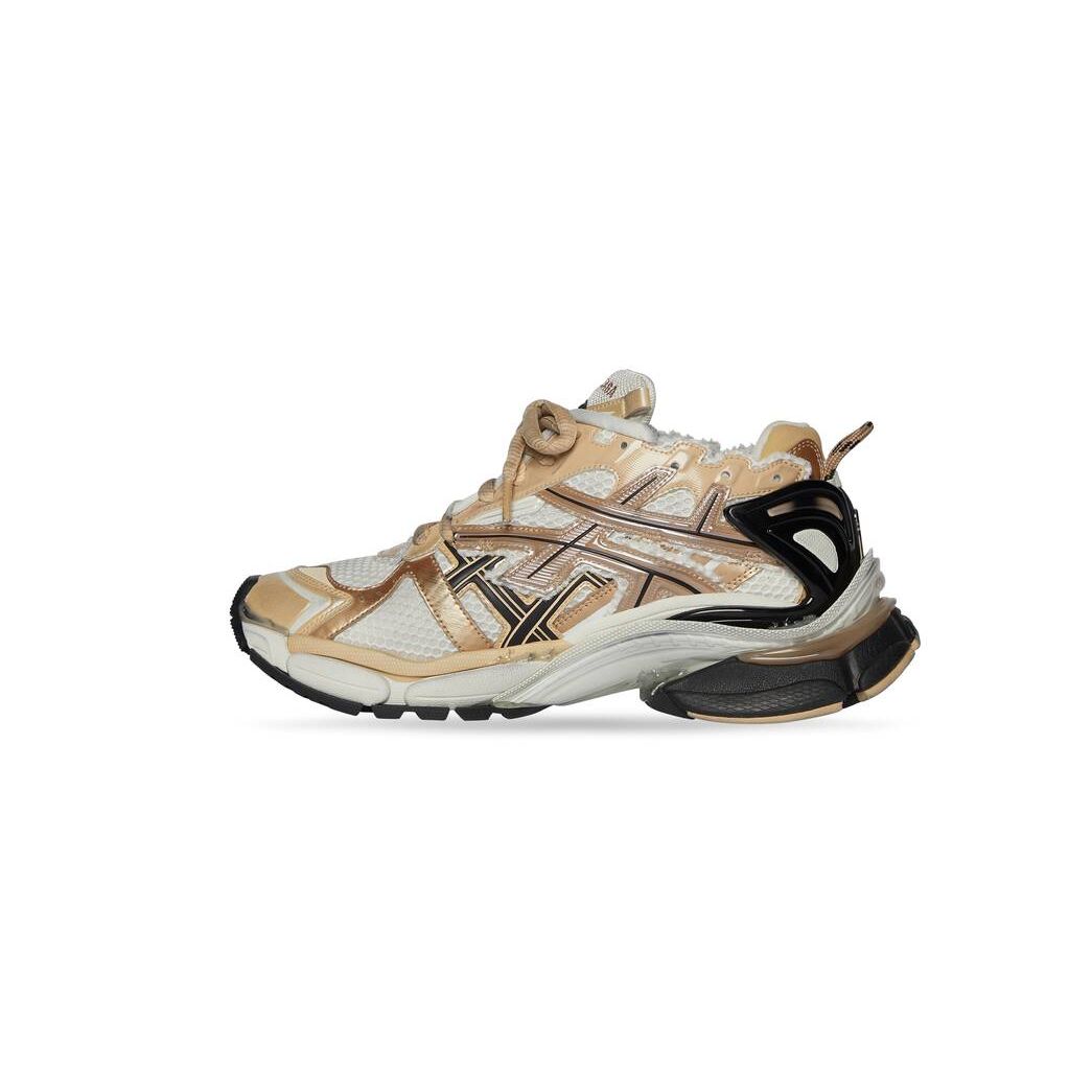 Women's Balenciaga Runner Sneakers Beige | 3590PGCET