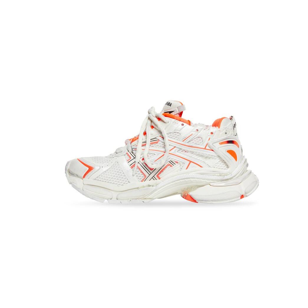 Women's Balenciaga Runner Sneakers Orange | 2041DPOET