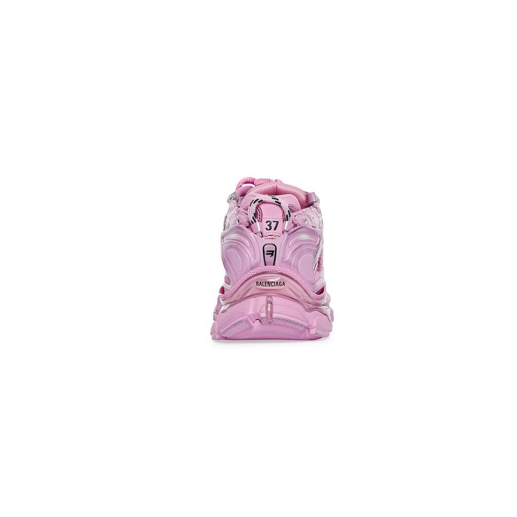 Women's Balenciaga Runner Sneakers Pink | 8172VJGQE