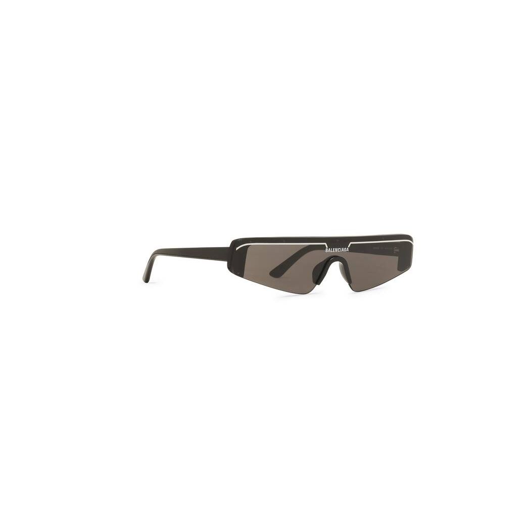 Women's Balenciaga Ski Rectangle Sunglasses Black | 6834FXORB