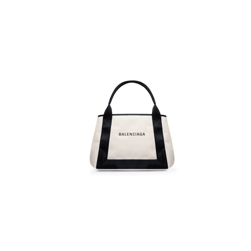 Women's Balenciaga Small Cabas Tote Bags Beige | 2406WYZPN