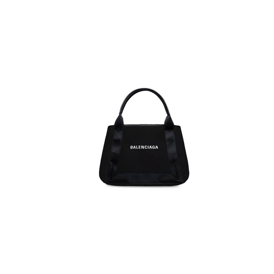 Women's Balenciaga Small Cabas Tote Bags Black | 2813GAIRV