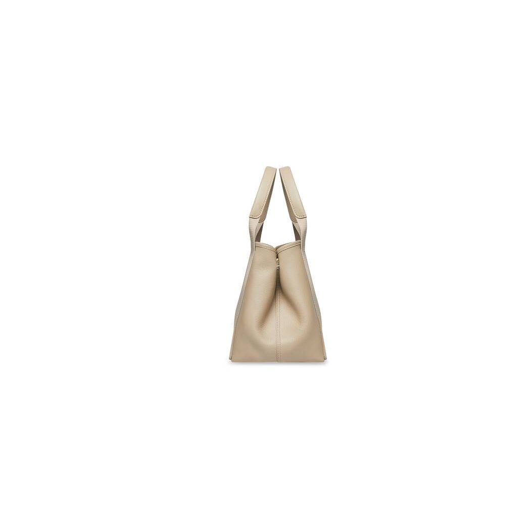 Women's Balenciaga Small Cabas Tote Bags Brown | 5387NFYEW