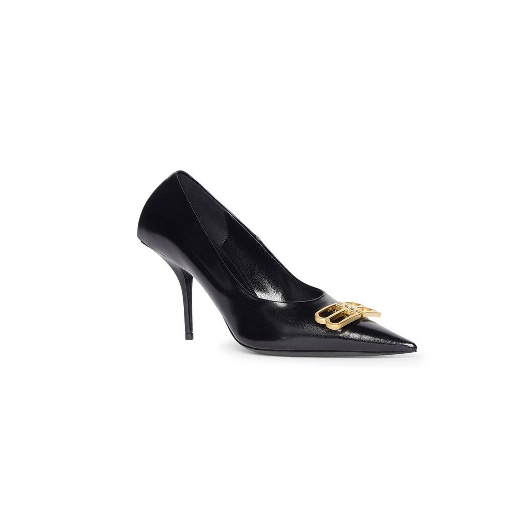 Women's Balenciaga Square Knife Bb 80mm Pumps Black | 4527GBDNX