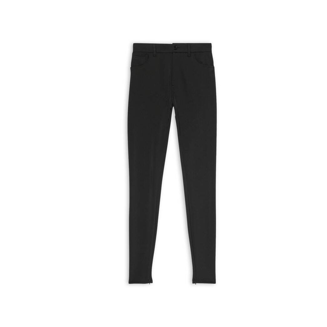 Women's Balenciaga Stretch Leggings Pants Black | 1580UIODN