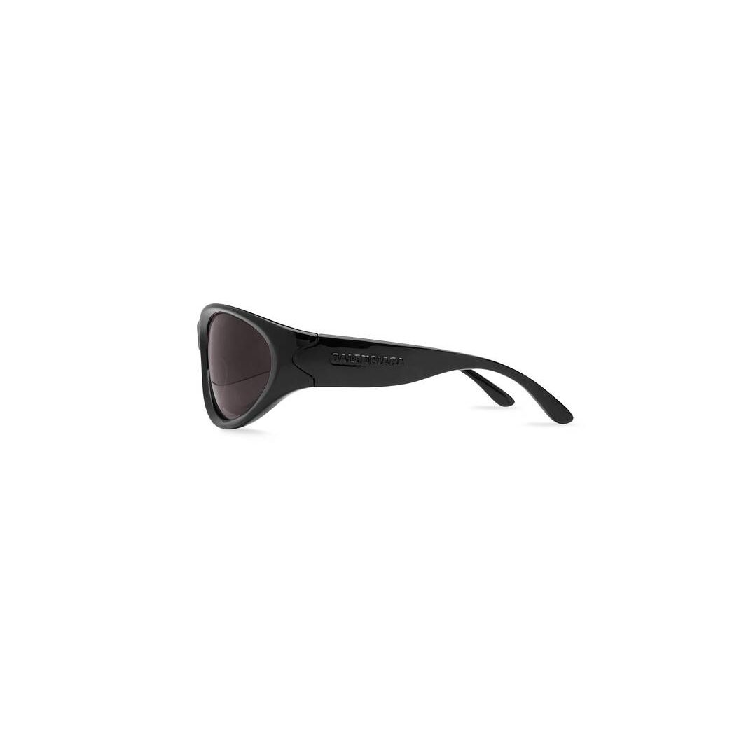 Women's Balenciaga Swift Round Sunglasses Black | 5371AQTKL