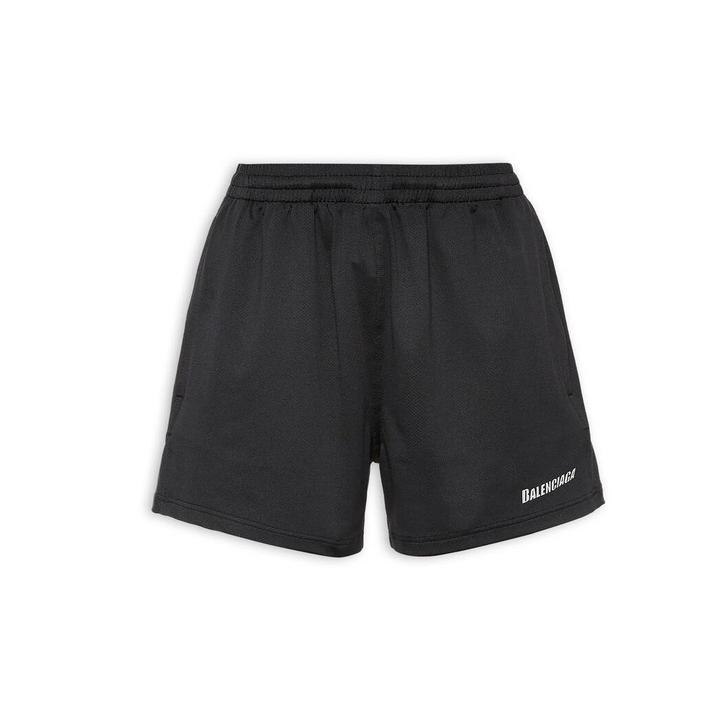 Women's Balenciaga Swim Short Pants Black | 6307ZJOAS