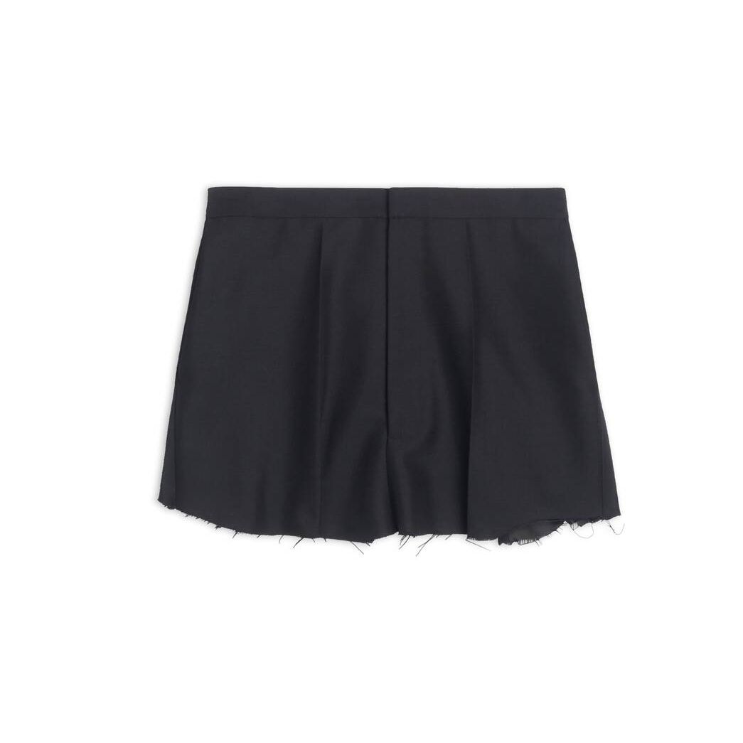 Women's Balenciaga Tailored Cut-up Skirts Black | 3154SALRU