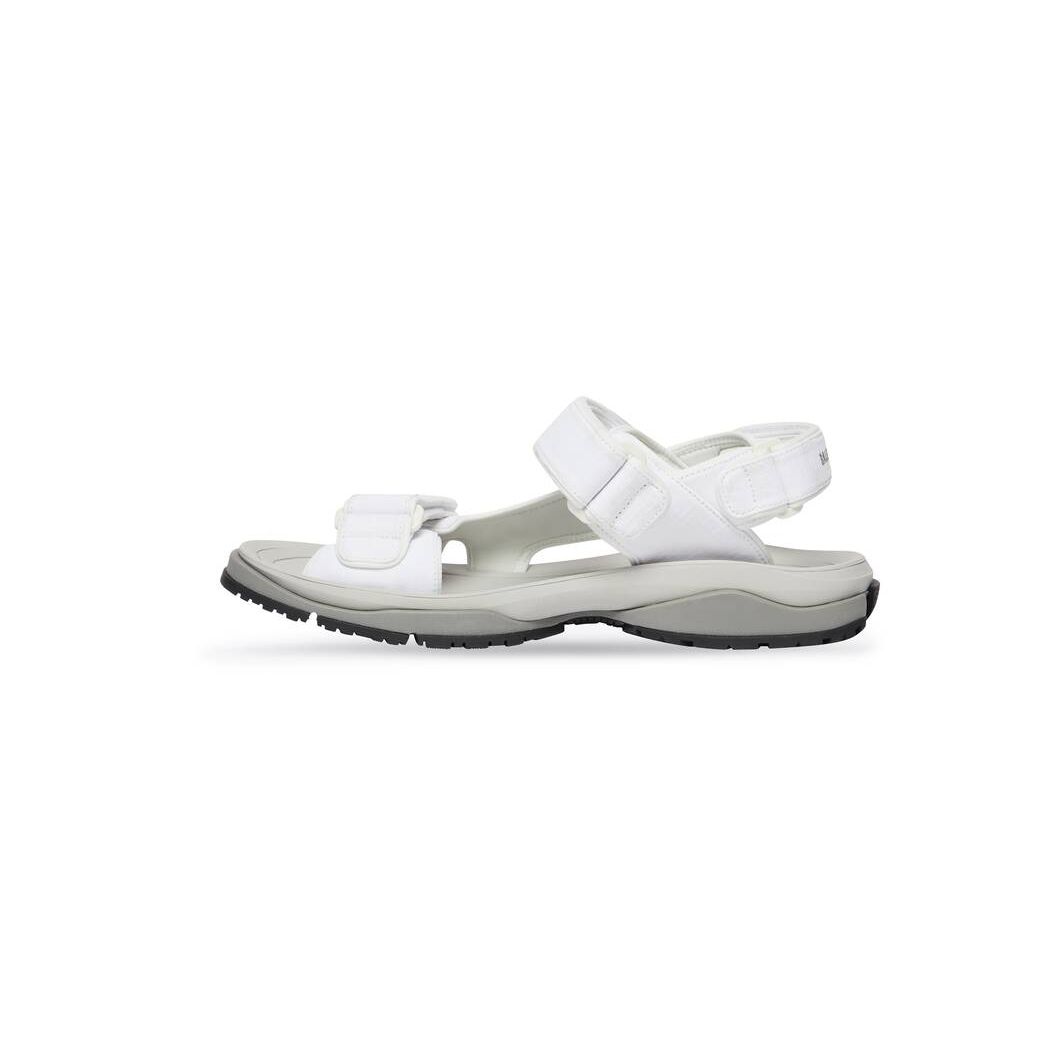 Women's Balenciaga Tourist Sandals White | 9846OAWFP