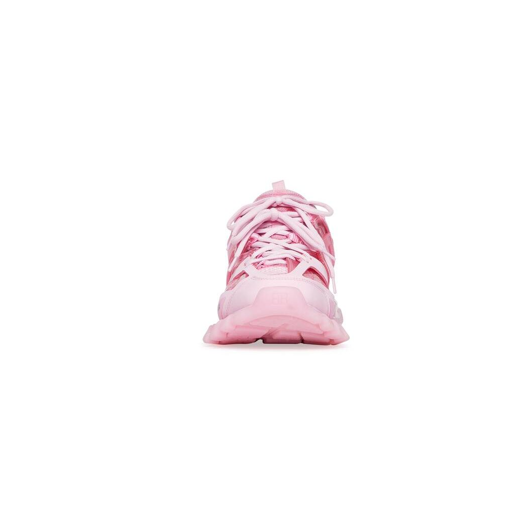 Women's Balenciaga Track Clear Sole Sneakers Pink | 1792HXNQA