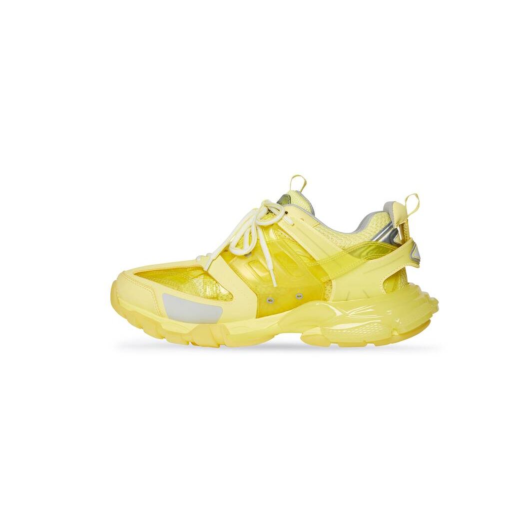 Women's Balenciaga Track Clear Sole Sneakers Light Yellow | 1793LRQHU