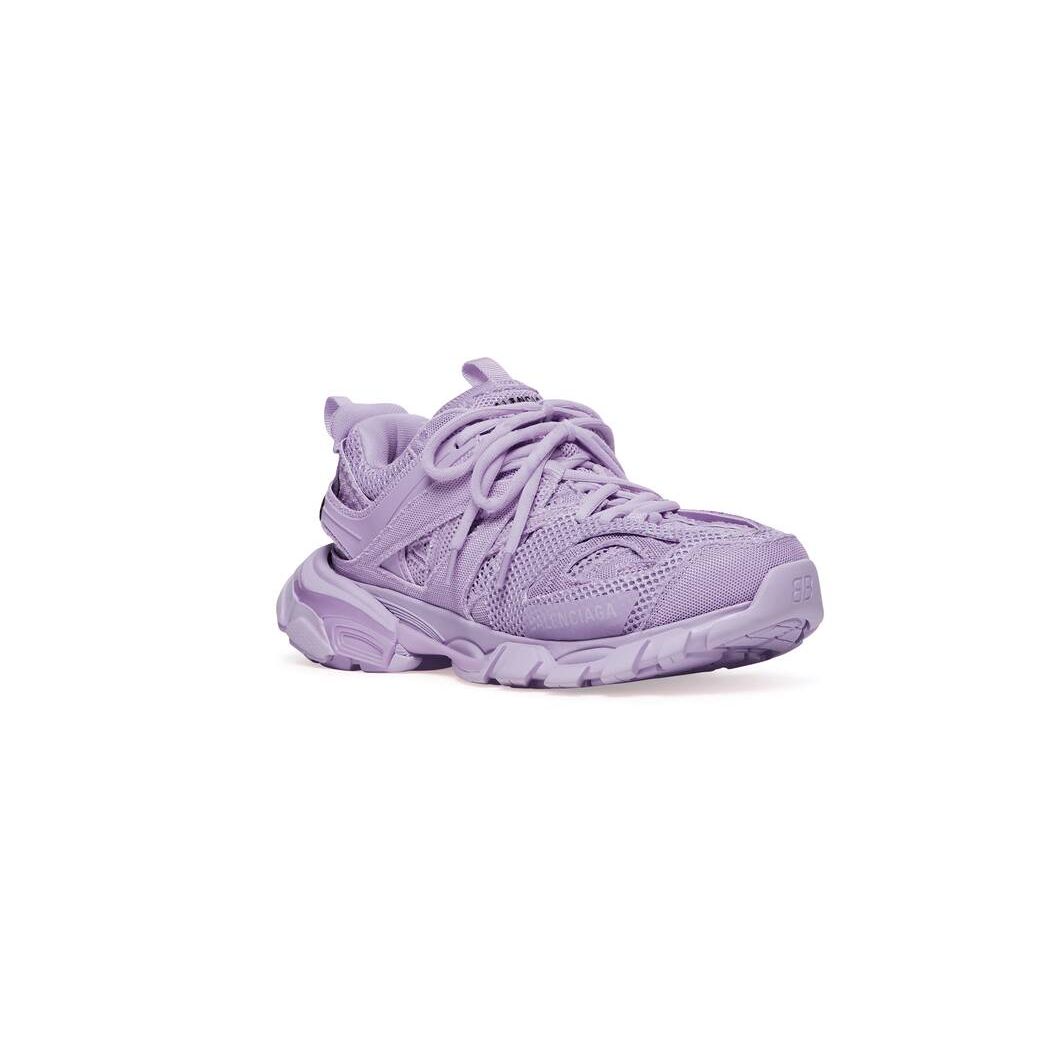 Women's Balenciaga Track Full Mesh Sneakers Purple | 4368NACQE