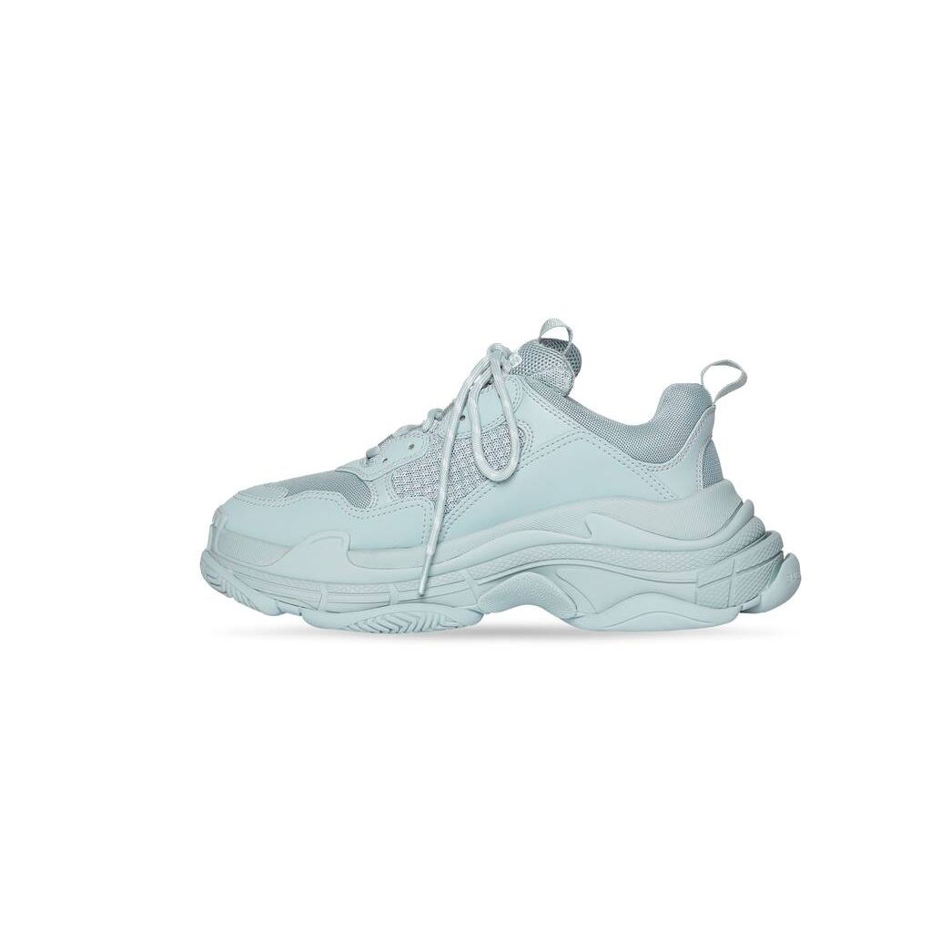 Women's Balenciaga Triple S Sneakers Blue | 4159ILTXB