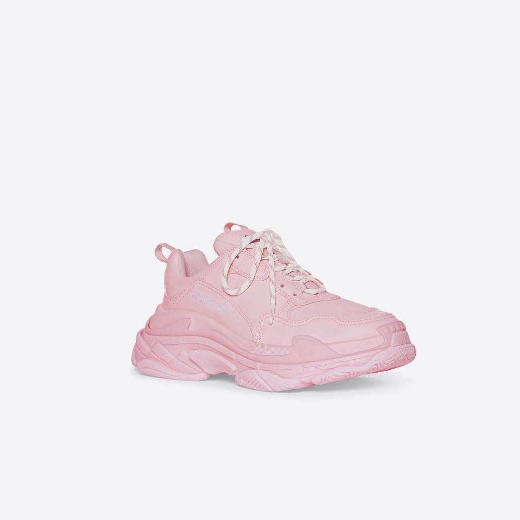 Women's Balenciaga Triple S Sneakers Pink | 2371OGSIC