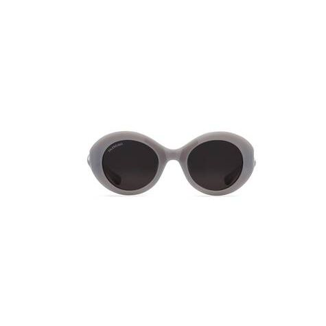 Women's Balenciaga Twist Round Sunglasses Grey | 5786OJUPC