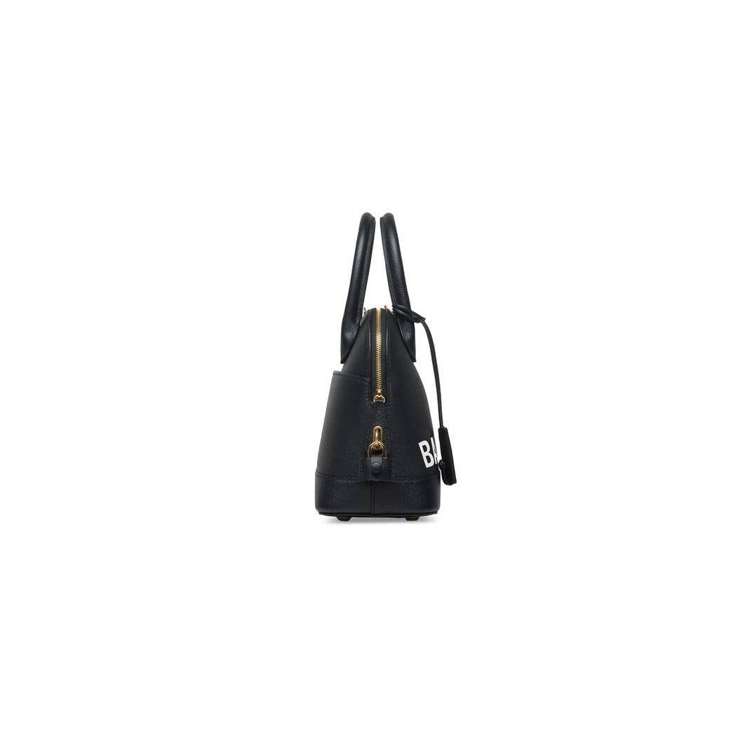 Women's Balenciaga Ville Small Handbag Black / White | 0125PNFZQ