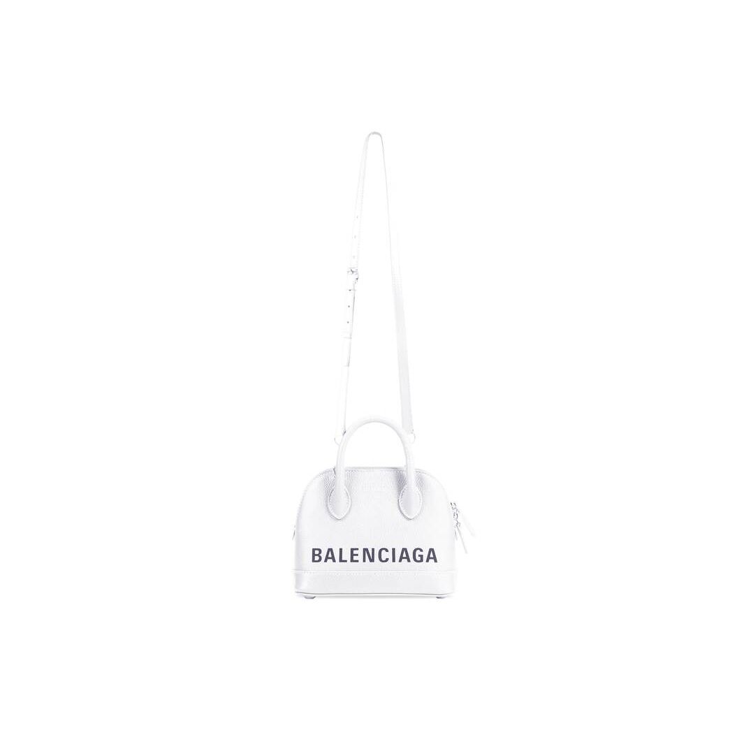 Women's Balenciaga Ville Xxs Handbag Mini Bag White / Black | 2374UEQGK